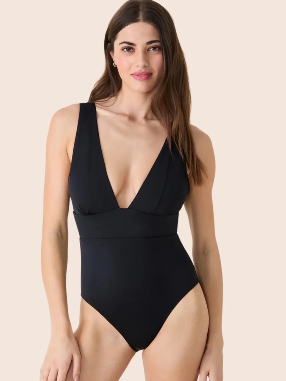 Andies Mykonos Ribbed One-piece Swimsuit Size Medium Tall